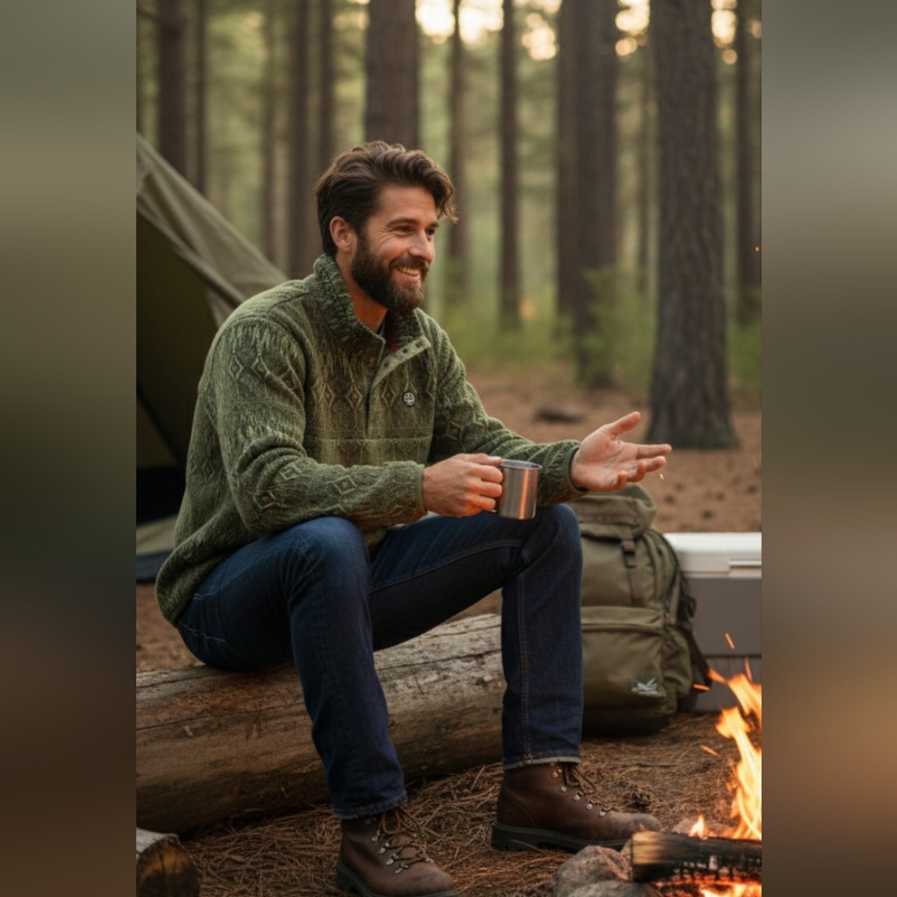 Avalanche, Patterned Pullover Sweater